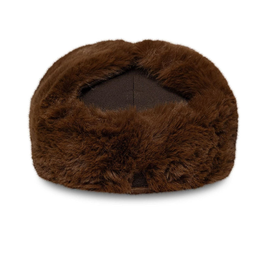 Pictured is this MLB World Series New York Yankees Dogear 59FIFTY Fitted cap in dark brown. 6