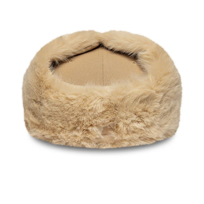 Pictured is this MLB World Series LA Dodgers Dogear 59FIFTY Fitted cap in light beige. 5