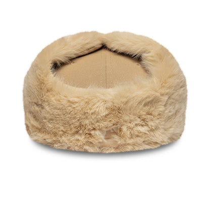 Pictured is this MLB World Series LA Dodgers Dogear 59FIFTY Fitted cap in light beige. 5