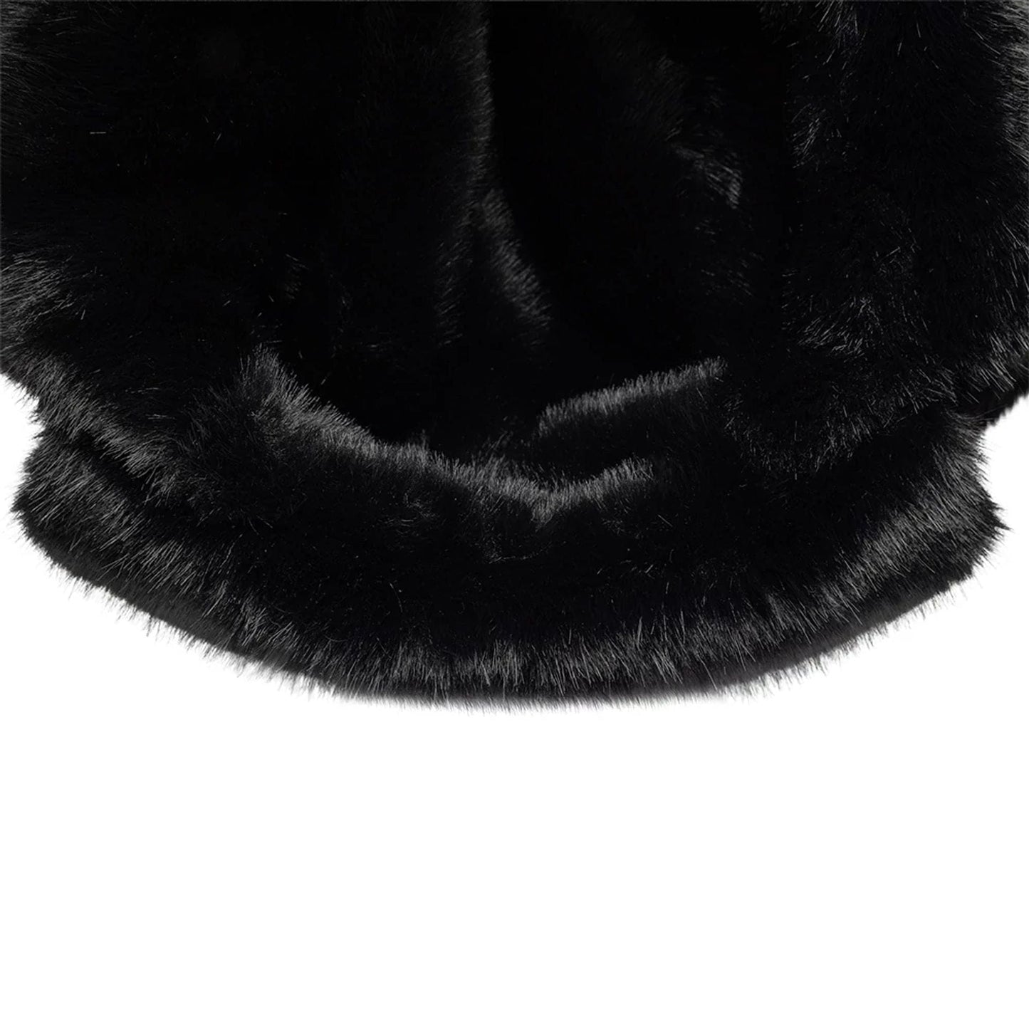 Pictured is this New Era Faux Fur Trapper hat in black. 6