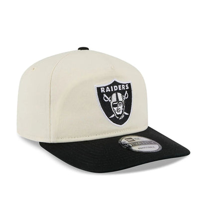 Pictured is this NFL 2 Tone Washed Las Vegas Raiders 19TWENTY cap in cream. 4