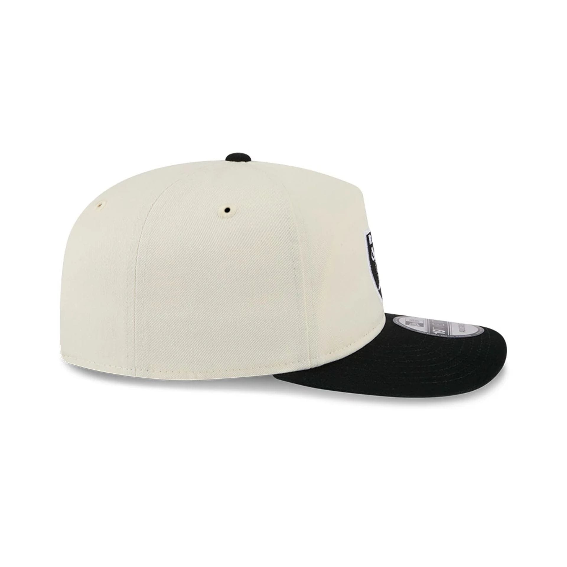 Pictured is this NFL 2 Tone Washed Las Vegas Raiders 19TWENTY cap in cream. 6
