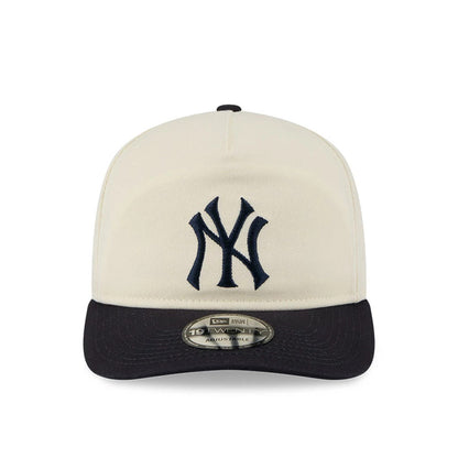 Pictured is this MLB 2 Tone Washed New York Yankees 19TWENTY cap in cream. 3