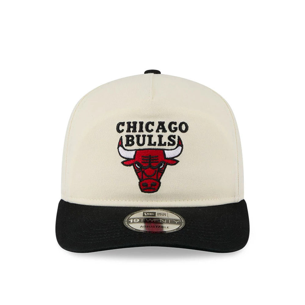 Pictured is this NBA 2 Tone Washed Chicago Bulls 19TWENTY cap in cream. 3