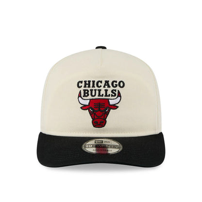 Pictured is this NBA 2 Tone Washed Chicago Bulls 19TWENTY cap in cream. 3