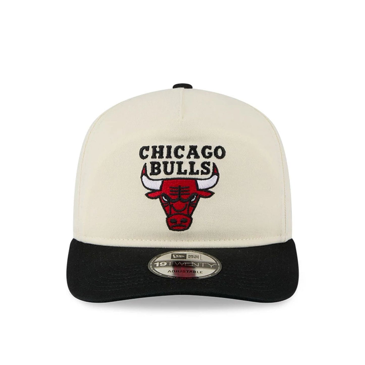Pictured is this NBA 2 Tone Washed Chicago Bulls 19TWENTY cap in cream. 3