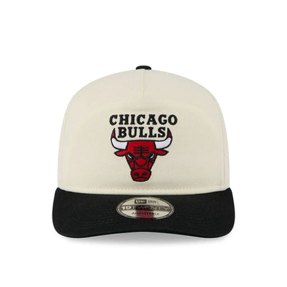 Pictured is this NBA 2 Tone Washed Chicago Bulls 19TWENTY cap in cream. 3