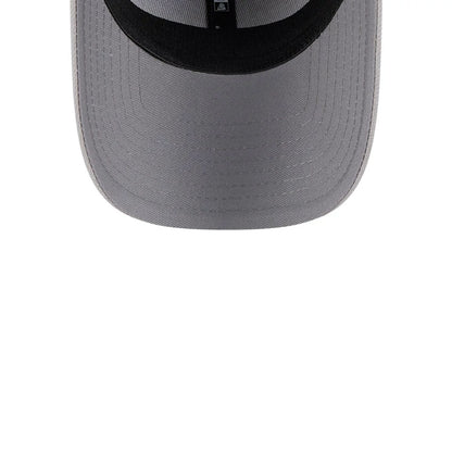 Pictured is this MLB Metallic LA Dodgers 39THIRTY Stretch Fit cap in grey. 7