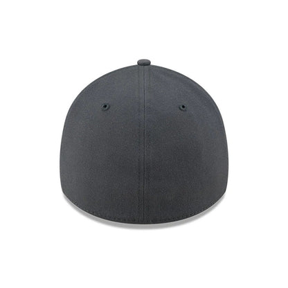 Pictured is this MLB Steel New York Yankees 39THIRTY Stretch Fit cap in charcoal. 6