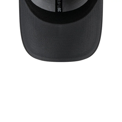 Pictured is this MLB Steel New York Yankees 39THIRTY Stretch Fit cap in charcoal. 5