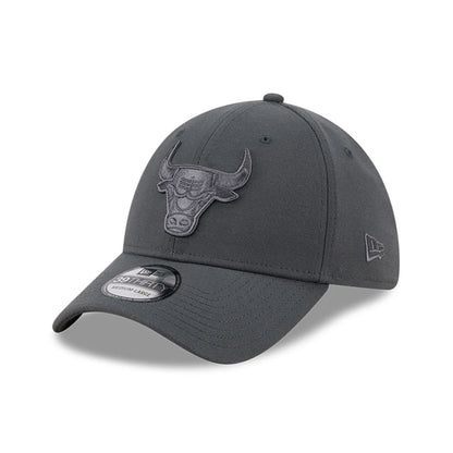 Pictured is this NBA Steel Chicago Bulls 39THIRTY Stretch Fit cap in charcoal. 1