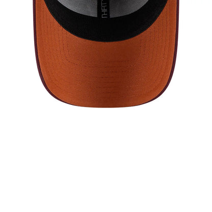 Pictured is this MLB Frosted Rust New York Yankees 39THIRTY Stretch Fit cap in dark red. 2