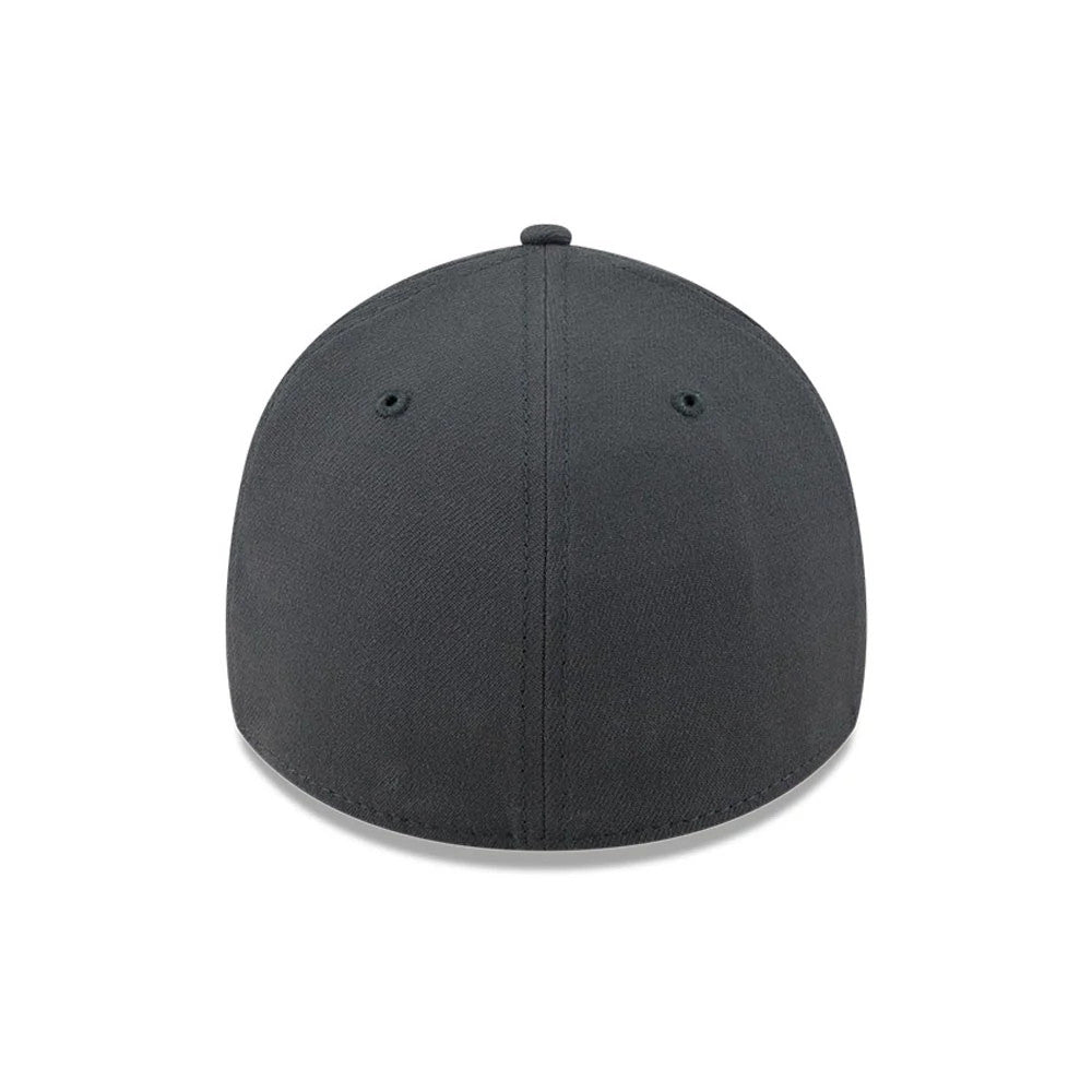 Pictured is this NFL Steel Las Vegas Raiders 39THIRTY Stretch Fit cap in charcoal. 6