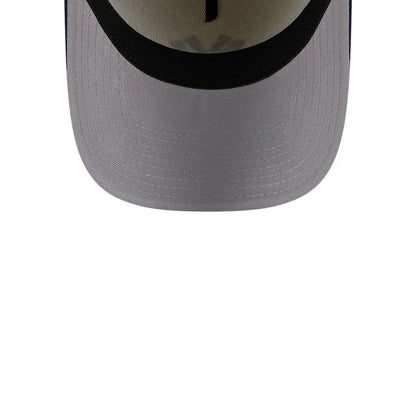 Pictured is this MLB Chrome New York Yankees 39THIRTY A-Frame Stretch Fit cap in Navy. 2