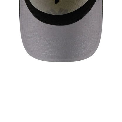 Pictured is this MLB Chrome New York Yankees 39THIRTY A-Frame Stretch Fit cap in Dark Green. 2