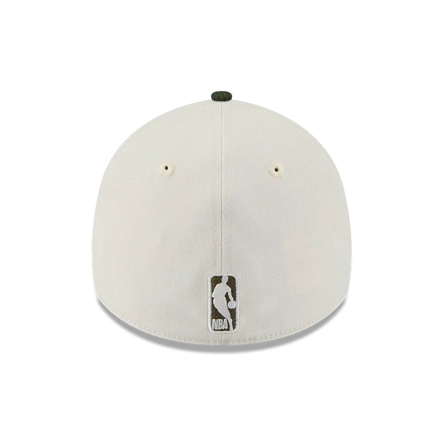 Pictured is this NBA Camo Visor LA Lakers 39THIRTY A-Frame Stretch Fit cap in Cream. 7