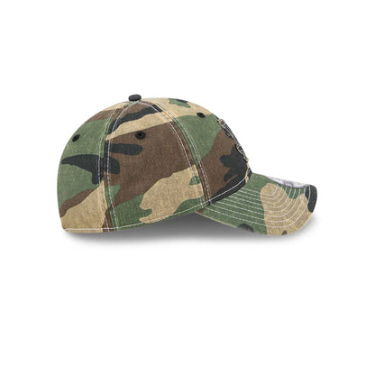 Pictured is this MLB Washed Camo LA Dodgers 9TWENTY cap in open green. 6