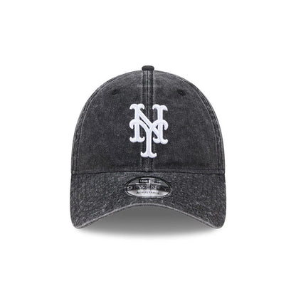 Pictured is this MLB Overwash New York Mets 9TWENTY cap in black. 2