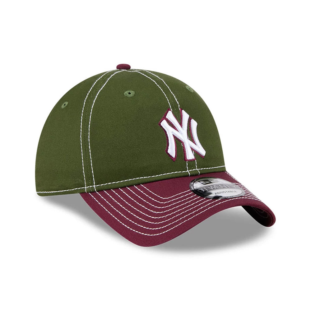 Pictured is this MLB 2Tone New York Yankees 9TWENTY cap in dark green. 3