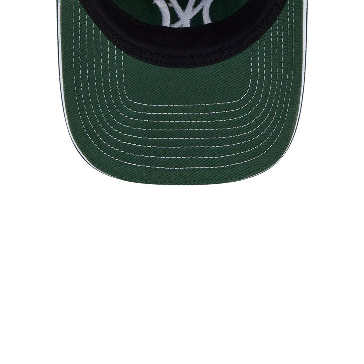 Pictured is this MLB Contrast New York Yankees 9TWENTY A-Frame cap in dark green. 7