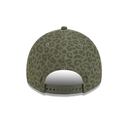 Pictured is this MLB Leopard New York Yankees 9TWENTY A-Frame cap in green. 4