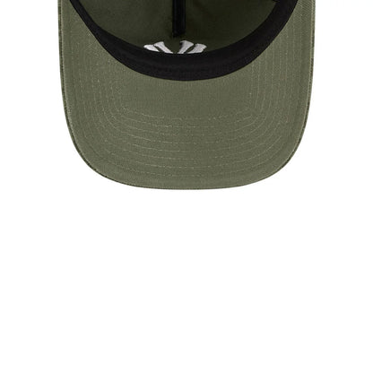 Pictured is this MLB Leopard New York Yankees 9TWENTY A-Frame cap in green. 7