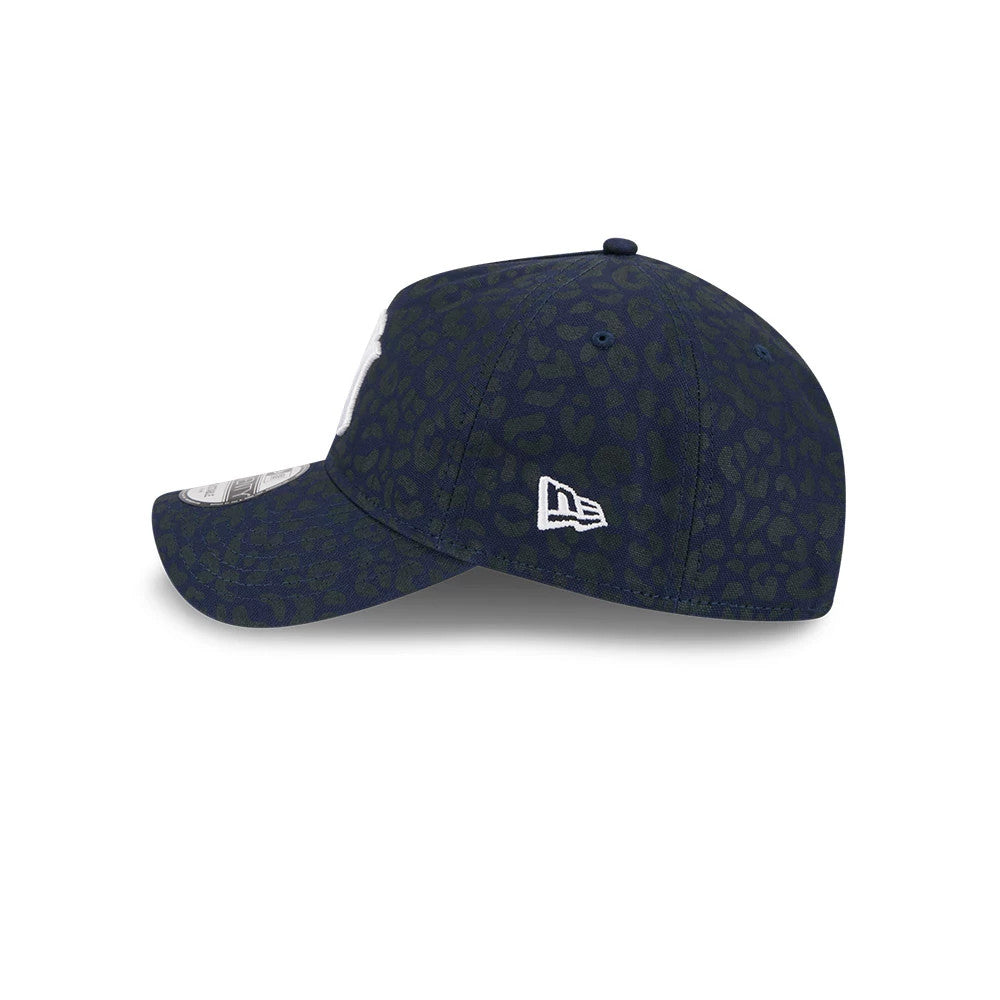 Pictured is this MLB Leopard New York Yankees 9TWENTY A-Frame cap in dark blue. 4