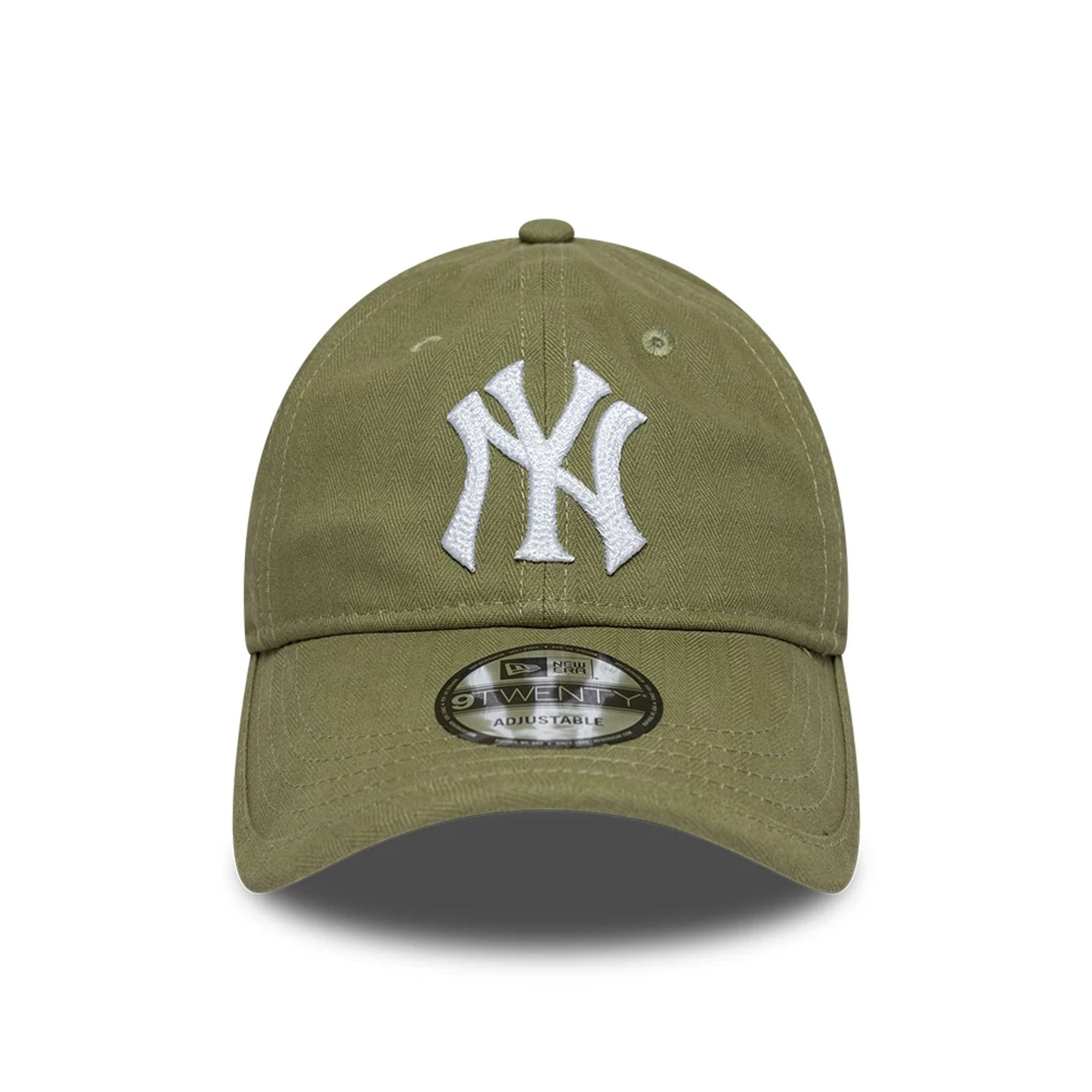 Pictured is this MLB Herringbone New York Yankees 9TWENTY cap in green. 7