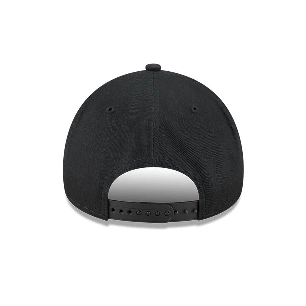 Pictured is this MLB Multi Letter New York Yankees 9FORTY A-Frame cap in black. 7