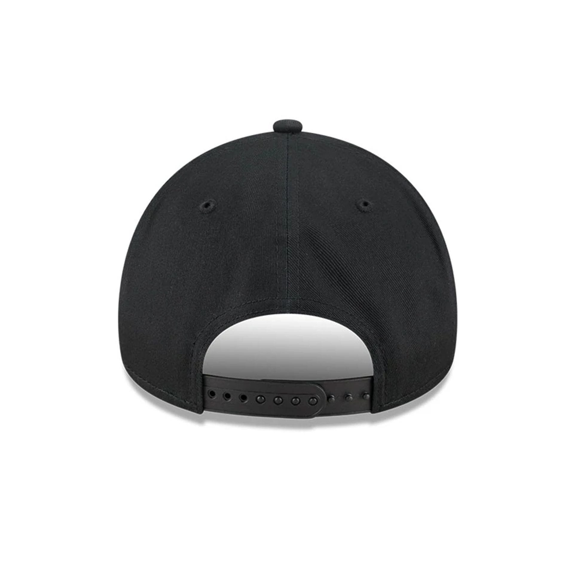 Pictured is this NBA Multi Letter Chicago Bulls 9FORTY A-Frame cap in black. 6