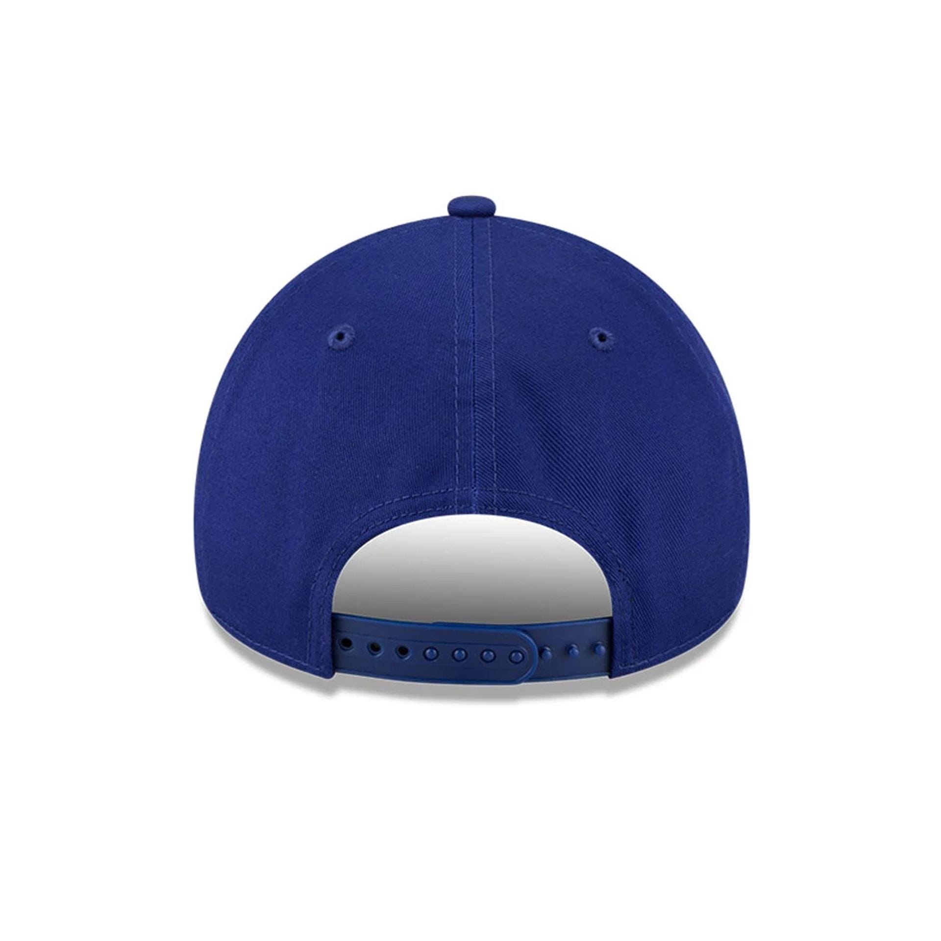 Pictured is this MLB Barb Visor LA Dodgers 9FORTY A-Frame cap in Dark blue. 7