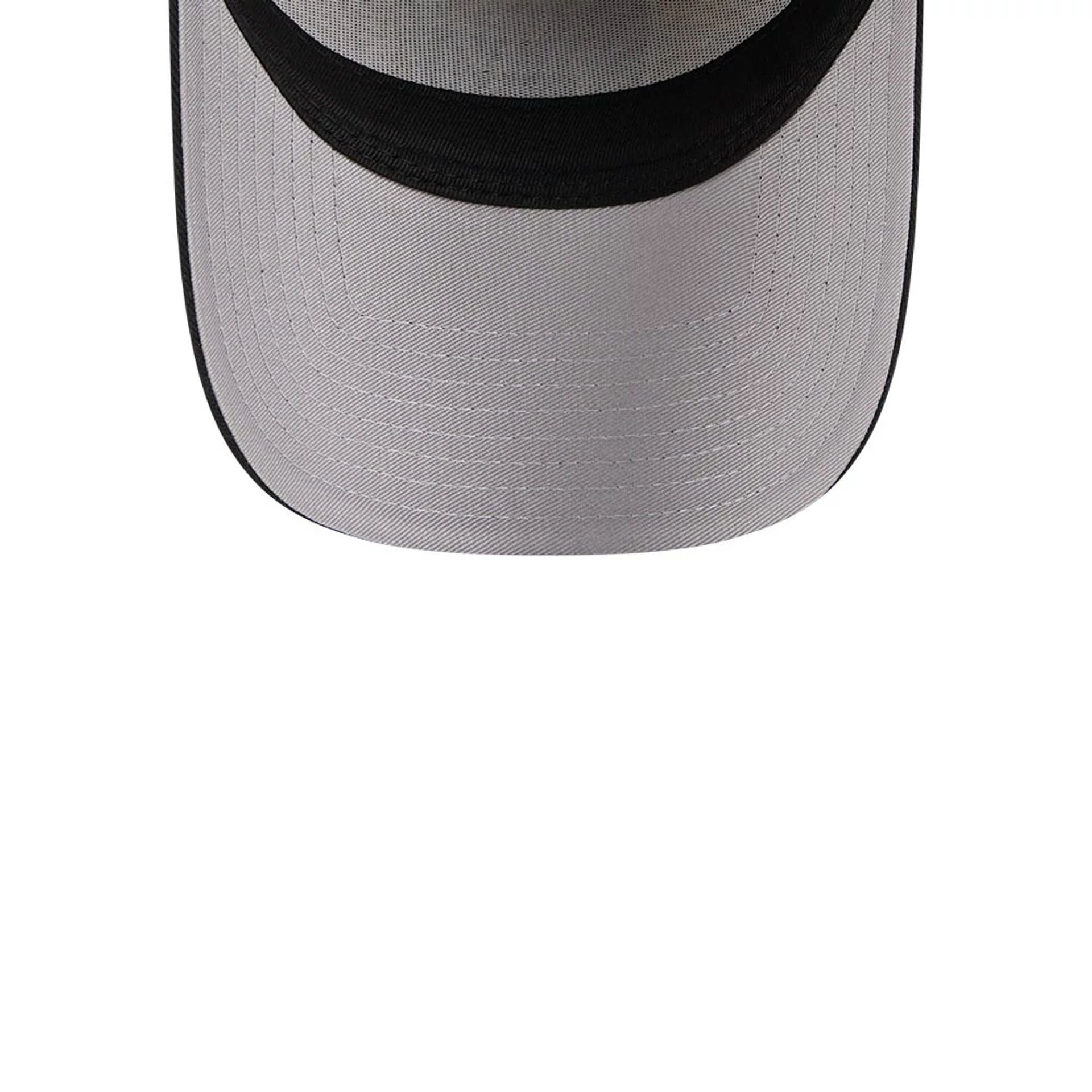 Pictured is this NFL Desert 2 Tone Las Vegas Raiders 9FORTY A-Frame cap in beige. 2