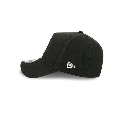 Pictured is this MLB Washed Canvas Boston Red Sox 9FORTY A-Frame cap in black. 5