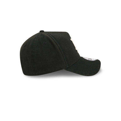 Pictured is this MLB Washed Canvas LA Dodgers 9FORTY A-Frame cap in black. 6