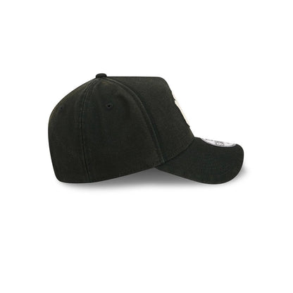 Pictured is this MLB Washed Canvas New York Yankees 9FORTY A-Frame cap in black. 6