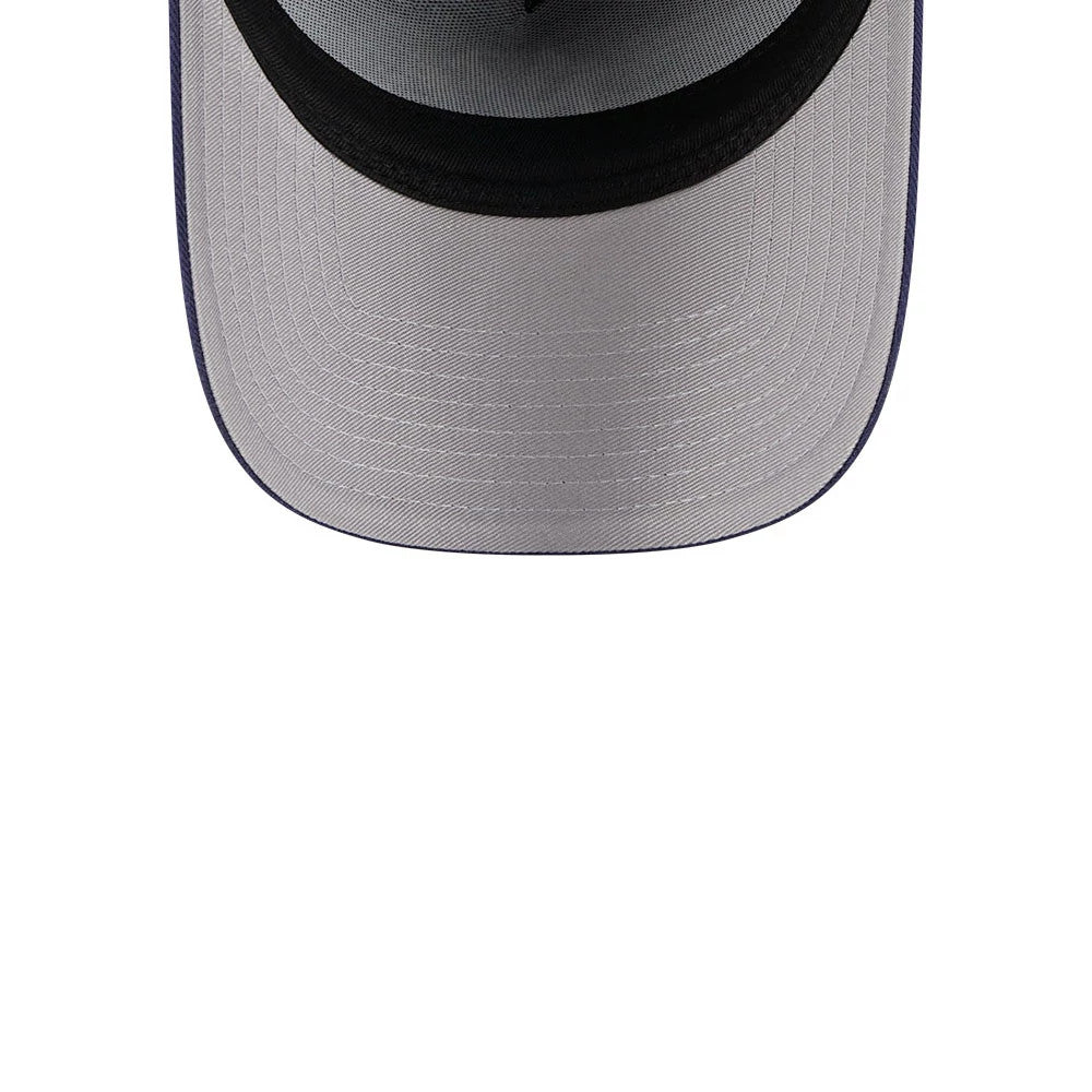 Pictured is this MLB Autumn Mix New York Yankees 9FORTY A-Frame cap in navy. 2