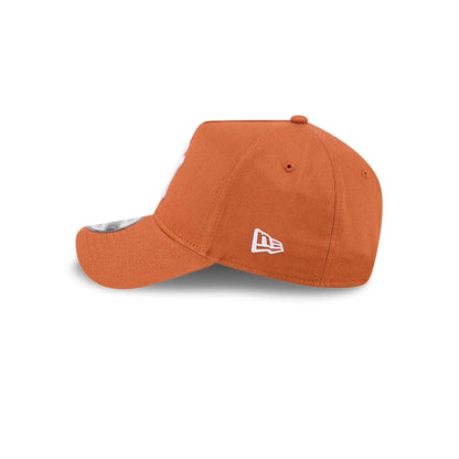 Pictured is this MLB Autumn Mix New York Yankees 9FORTY A-Frame cap in Brown. 6