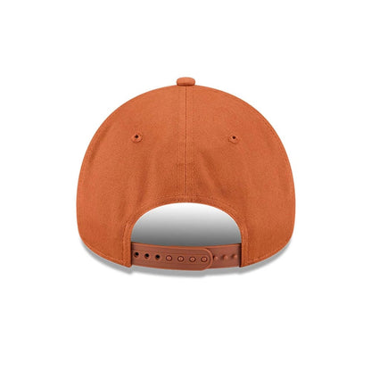 Pictured is this MLB Autumn Mix New York Yankees 9FORTY A-Frame cap in Brown. 7