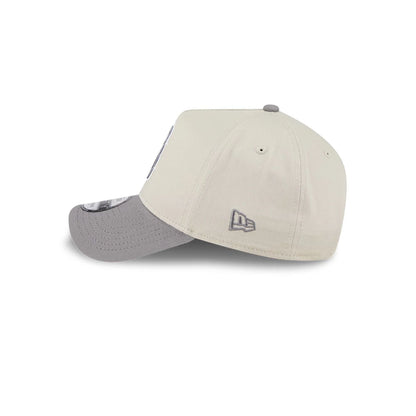 Pictured is this MLB Stone Storm Boston Red Sox 9FORTY A-Frame cap in light beige. 4