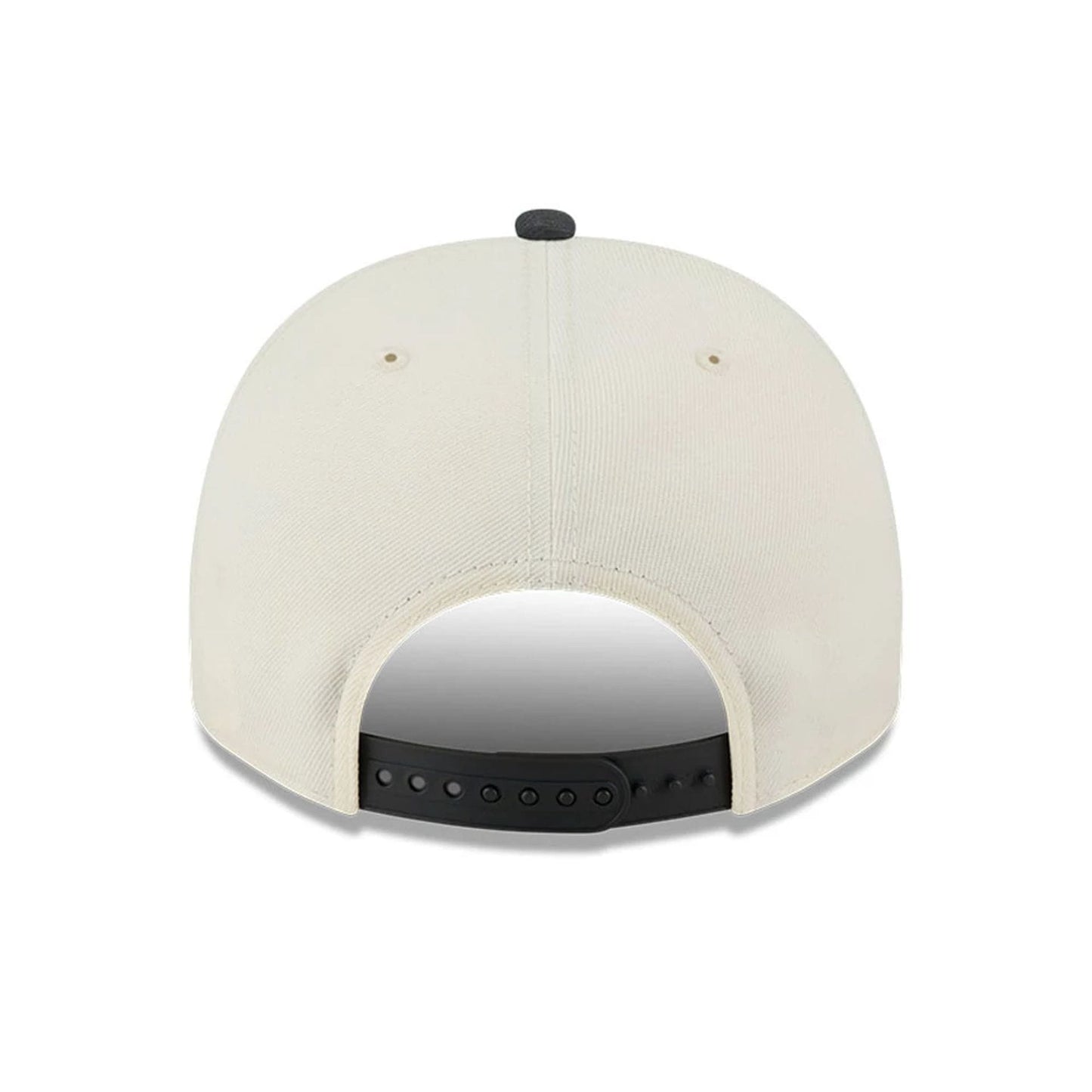 Pictured is this MLB Chrome LA Dodgers 9FIFTY A-Frame Snapback cap in cream. 7