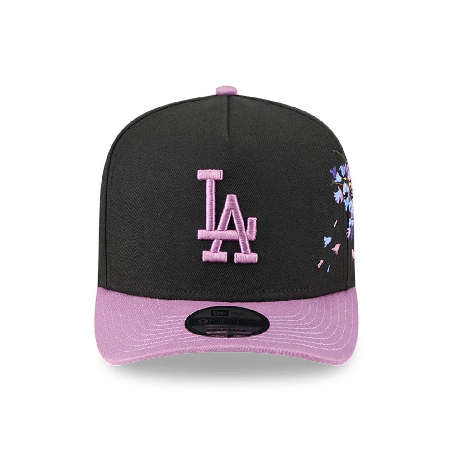 Pictured is this MLB Jacaranda LA Dodgers 9FORTY A-Frame cap in pastel purple. 3