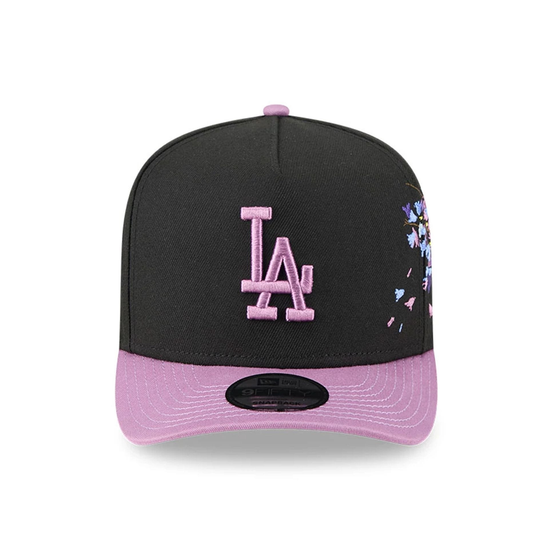 Pictured is this MLB Jacaranda LA Dodgers 9FORTY A-Frame cap in pastel purple. 3