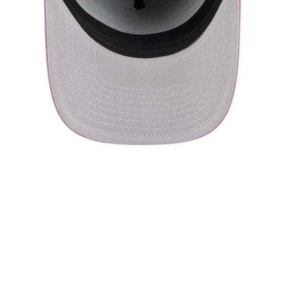 Pictured is this MLB Jacaranda LA Dodgers 9FORTY A-Frame cap in pastel purple. 2