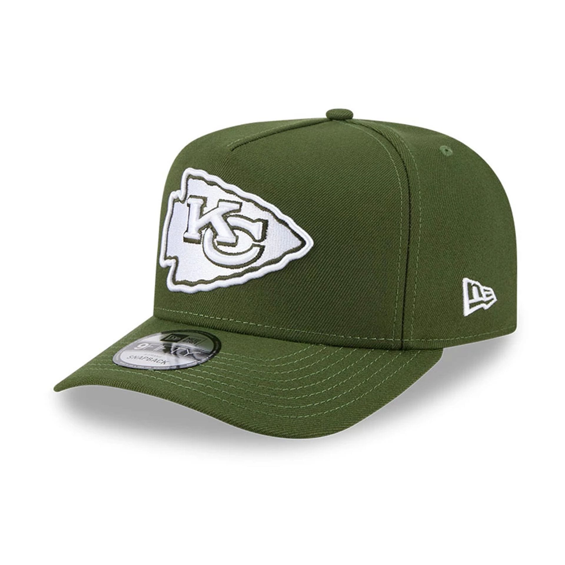 NFL Rifle Green Chiefs Dark Green 9FIFTY A-Frame Snapback Cap | NEC EU