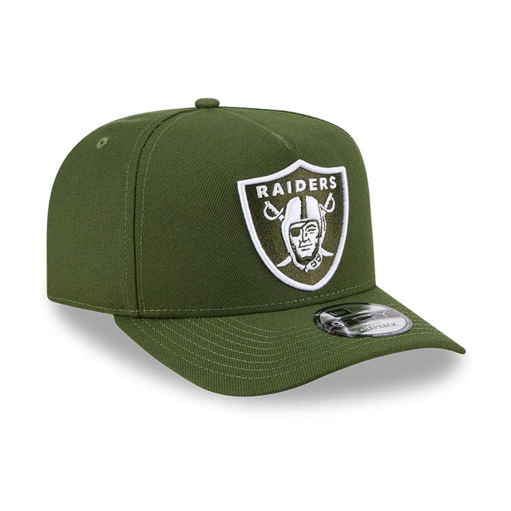 NFL Rifle Green Raiders Dark Green 9FIFTY A-Frame Snapback Cap