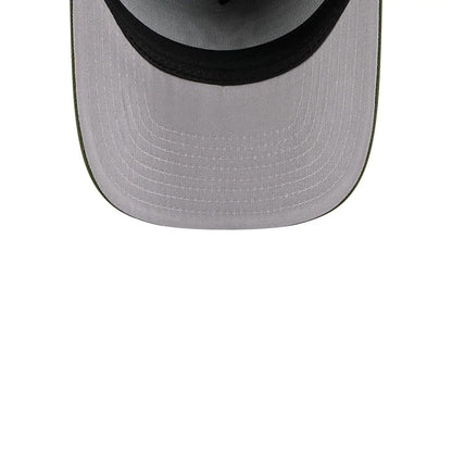 Pictured is this MLB Rifle Green New York Yankees 9FIFTY A-Frame Snapback cap in dark green. 2