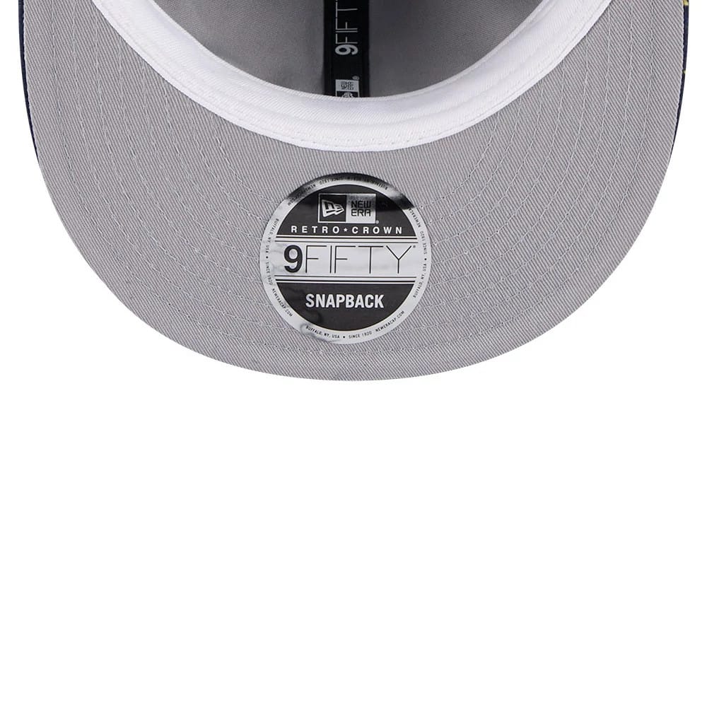Pictured is this MLB Speckled Wool LA Dodgers Retro Crown 9FIFTY cap in open blue. 2