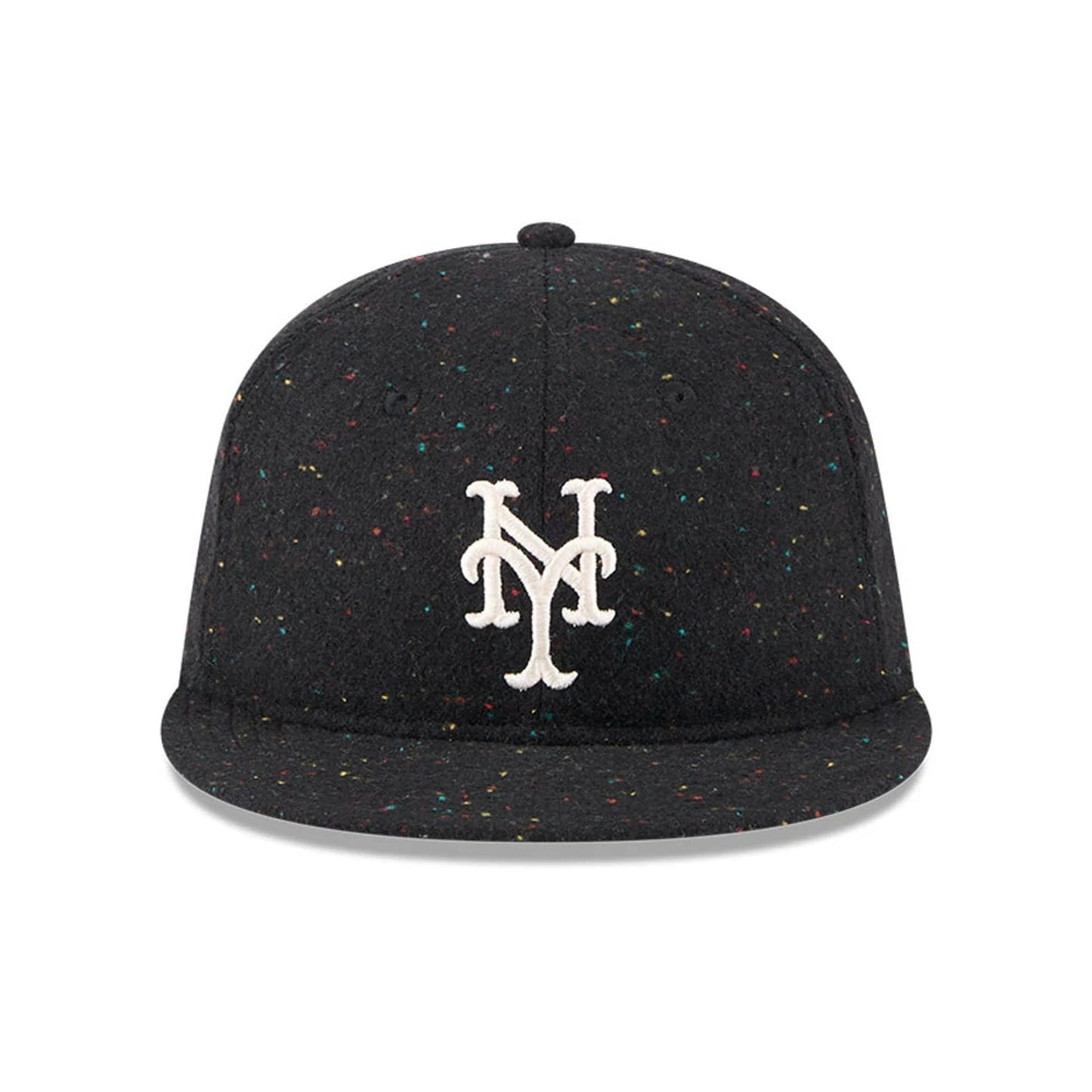 Pictured is this MLB Speckled Wool New York Mets Retro Crown 9FIFTY cap in black. 3