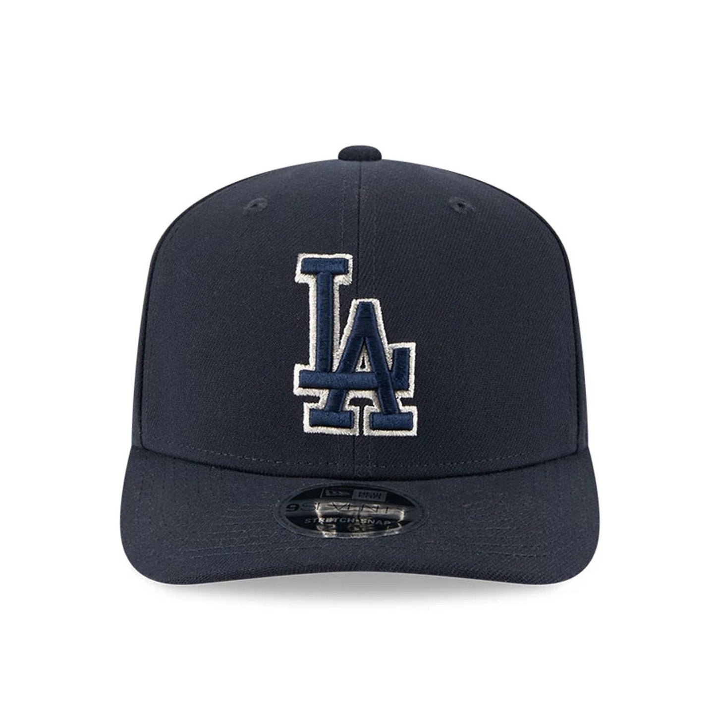 Pictured is this MLB LA Dodgers 9SEVENTY Stretch Snap cap in navy. 3