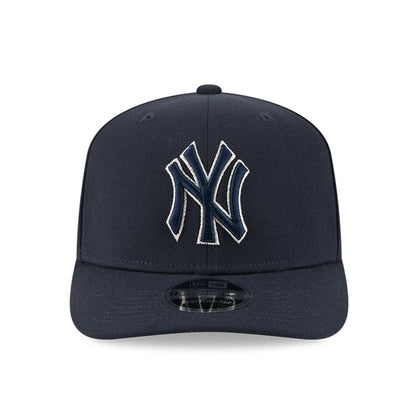 Pictured is this MLB New York Yankees 9SEVENTY Stretch Snap cap in navy. 3